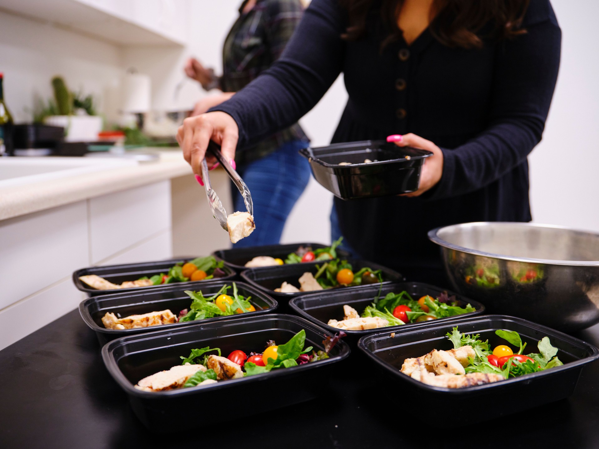 Woman Preparing Healthy Meals